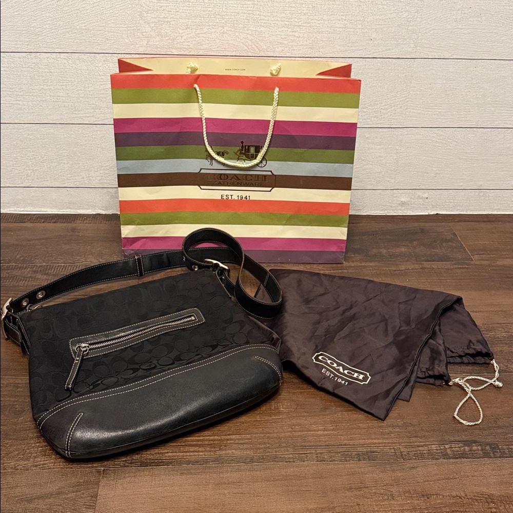 Y2K Coach Purse with Bag and Dust Bag - Picture 1 of 9